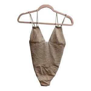 Urban outfitters‎ Out From Under, Plisse Scoop Back thong Bodysuit, size XS